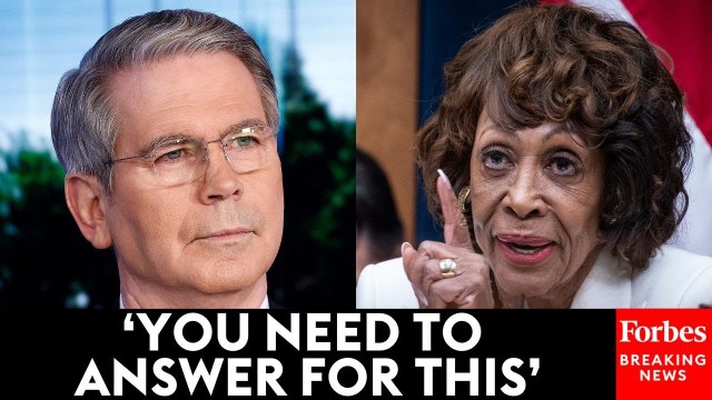 ‘You’re Gaslighting The American People’: Maxine Waters Accuses Bessent Of Steering U.S. Towards Recession