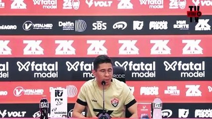 Com o Vitória em momento delicado, Osvaldo destaca números do Leão na temporada: 'Não vejo terra arrasada'