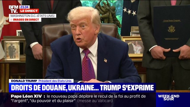 Droits de douane: Donald Trump indique que plusieurs deals arrivent pour le mois de mai