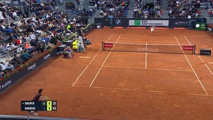 Draper all business in downing Darderi