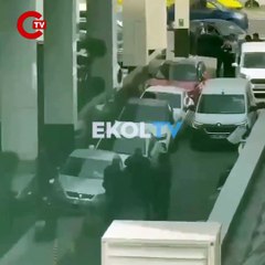 Holding Binası önünde dehşet: Tazminatını isteyen işçiye öldüren darp!
