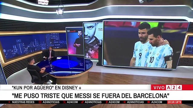 A24.com - 📣 KUN AGÜERO： ＂YO ERA EL QUE HACÍA REÍR A MESSI＂ ＂Él es mi amigo des...