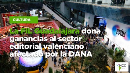 La FIL Guadalajara dona ganancias al sector editorial valenciano afectado por la DANA