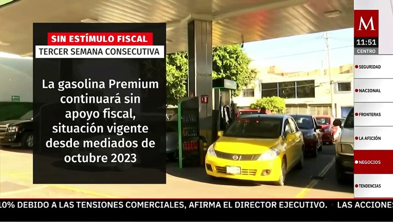 Gasolina Magna y diésel, sin estímulo fiscal por tercera semana consecutiva; informó la SHCP