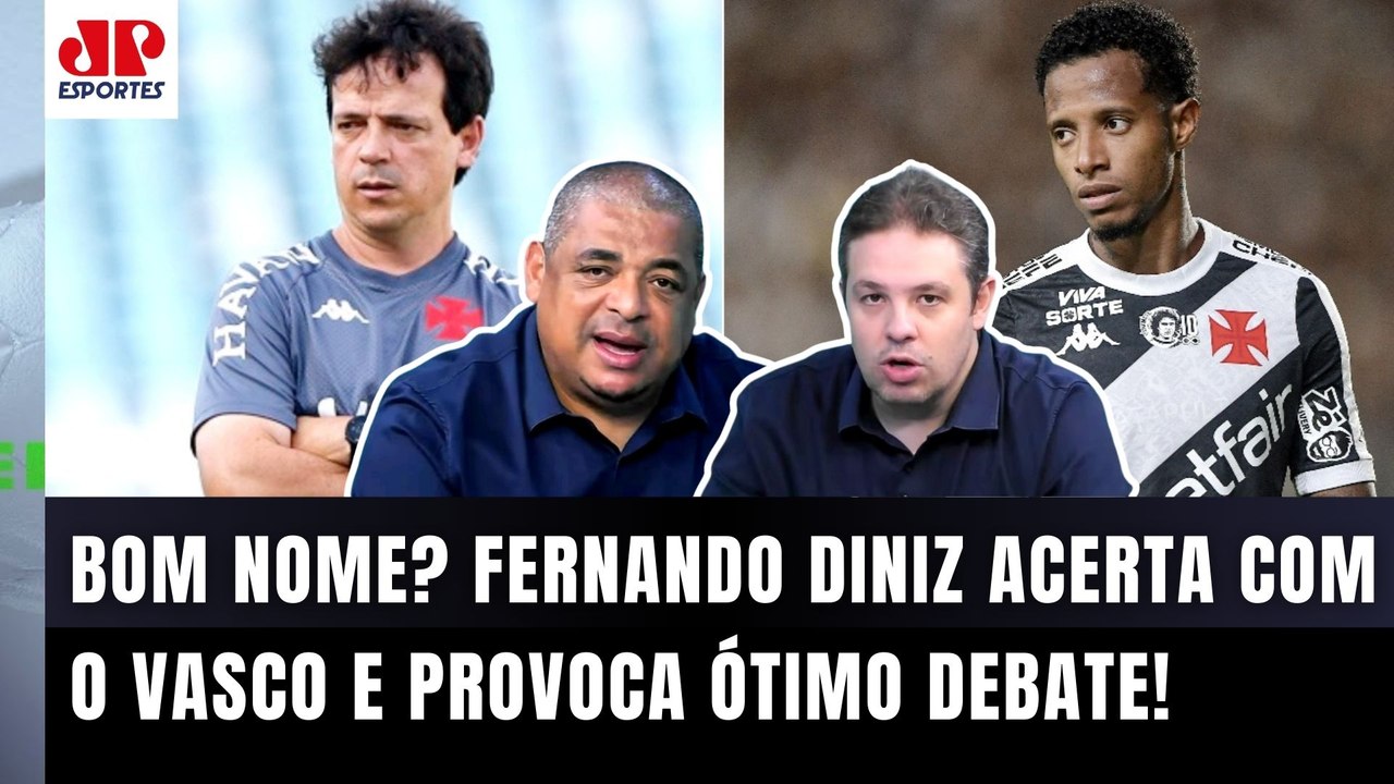 "EU VOU FALAR! O Fernando Diniz pra mim TEM QUE..." OLHA esse DEBATE sobre o NOVO TÉCNICO do Vasco!