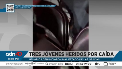 Así fue el momento de la caída del escenario en la alcaldía Gustavo A. Madero