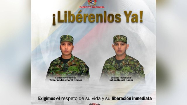 Familias de soldados secuestrados hace un mes en Cúcuta por el ELN piden su libertad