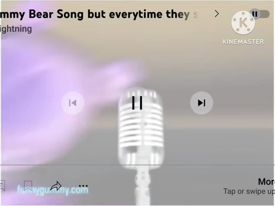 Gummy Bear Song but everytime he say gummy the pitch gets lower in G Major