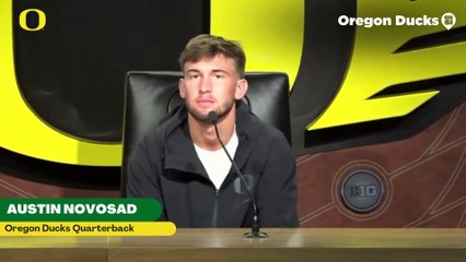 Oregon Ducks Quarterback Austin Novosad Discusses Spring Game Performance