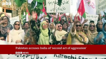 Pakistan denies targeting Indian military bases _ BBC News(720P_60FPS)