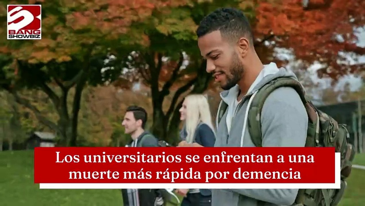 Los universitarios se enfrentan a una muerte más rápida por demencia