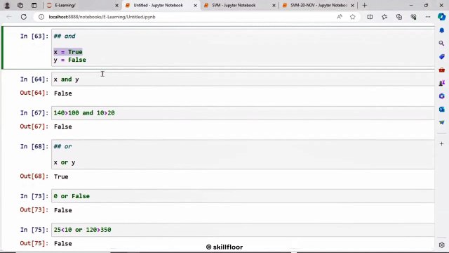 Python - Logical operators | Python For Beginners | Python Courses in Tamil | Skillfloor