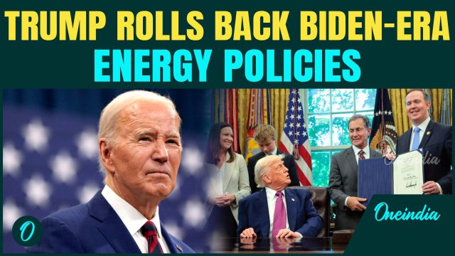 Trump ENDS Biden-era Regulations, Says ‘No to High Energy…’ | Signs Executive Orders | WATCH