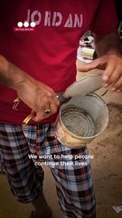 Gazsız yemek pişirmeyi mümkün kılan buluş! Filistinli adamdan düşük maliyetli soba tasarımı