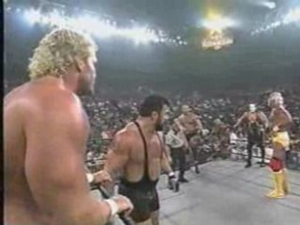 Goldberg & Hogan & Sting vs Nash & Sid & Steiner