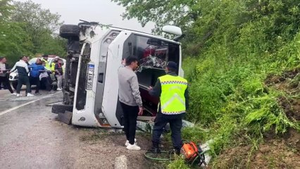 Sinop'ta trafik kazası: Yaralılar var