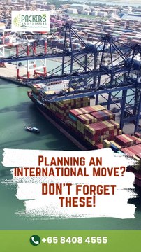 International Movers - Relocate household items internationally. Reliable Packers And Shippers