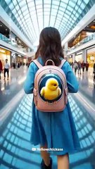 🐣Chick saves the baby from escalator