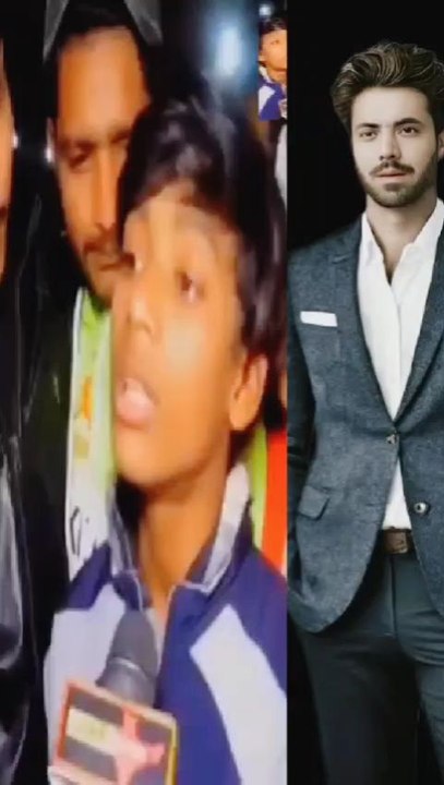 kid replying indian anchor