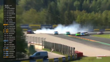 Porsche Carrera Cup Deutschland 2025 Spa Race 2 Schouten Big Crash