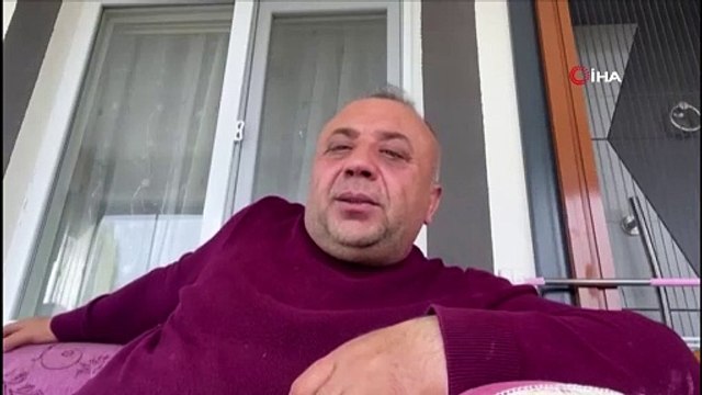 Yolda karşılaştığı ayıyı aracıyla kovaladı