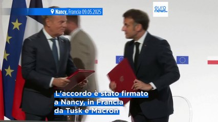 Francia e Polonia firmano trattato su difesa, nucleare e mutua assistenza in caso di attacco - thumbnail