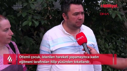 Aileye yanlışlıkla gönderilen skandal kayıt! Koşu bandında dayak