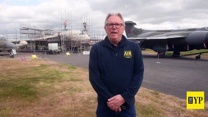 Yorkshire Air Museum at Elvington near York: Repainting the bigggest aircraft