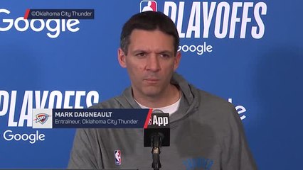 Thunder - Daigneault après la défaite : “On apprend et on s’améliore”
