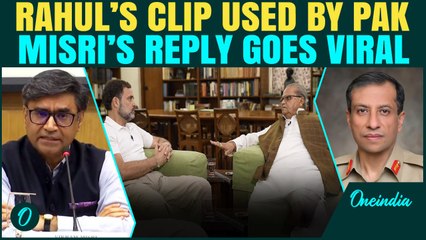 India's Vikram Misri SHUTS DOWN Pak Army Spokesman, Turns Rahul, Malik Clips Into Democratic Victory