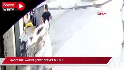 Fatih’te kağıt toplayıcı çöpte 200 bin dolar değerinde pırlanta dolu poşet buldu
