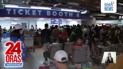 Biyaheng Albay sa PITX, nagkakaubusan na; ilang bus company, walang biyahe sa Lunes | 24 Oras Weekend