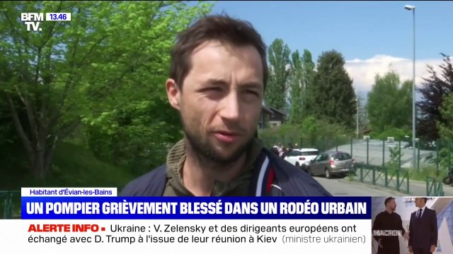 Rodéo urbain à Évian: Ça arrive régulièrement indique un habitant