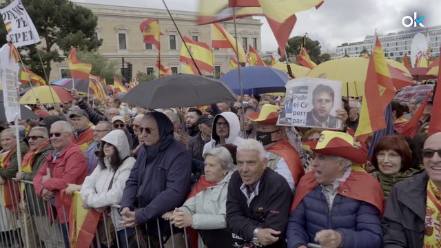 Clamor en Madrid contra Sánchez: No es socialismo, es comunismo, España va a ser la Venezuela de Europa