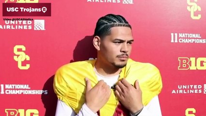 USC quarterback Jayden Maiava evaluates transfer players