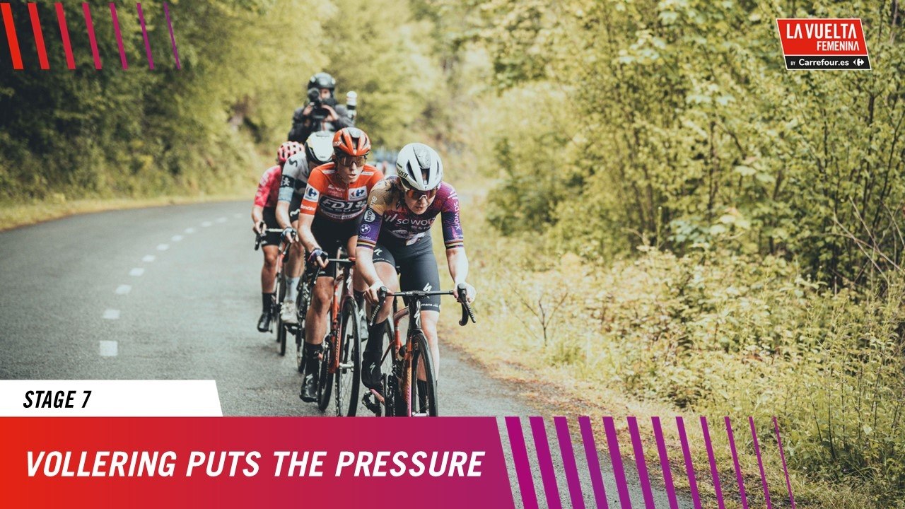 Vollering puts the pressure on - Stage 7 - La Vuelta Femenina 25 by Carrefour.es