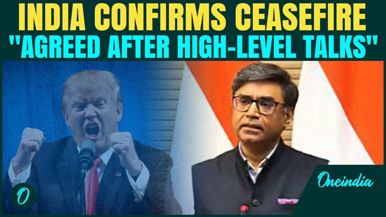 India Confirms Ceasefire Agreement at 1700 Hours | Land, Air, Sea Operations Halted, Next Talk On...