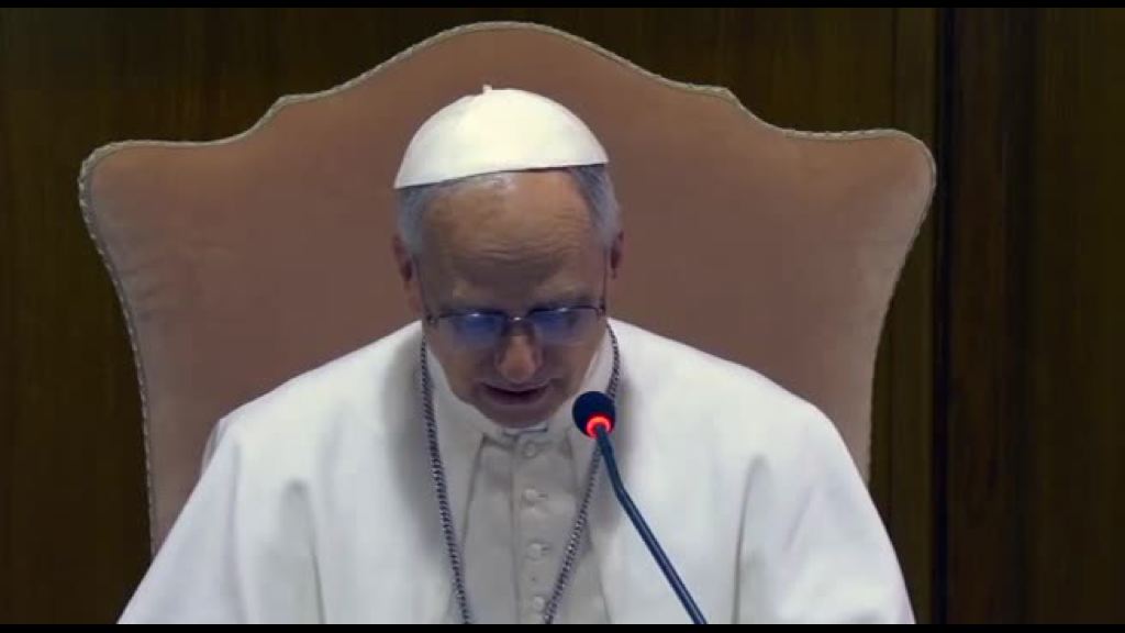 Video Papa incontra cardinali: Leone XIV per enciclica \