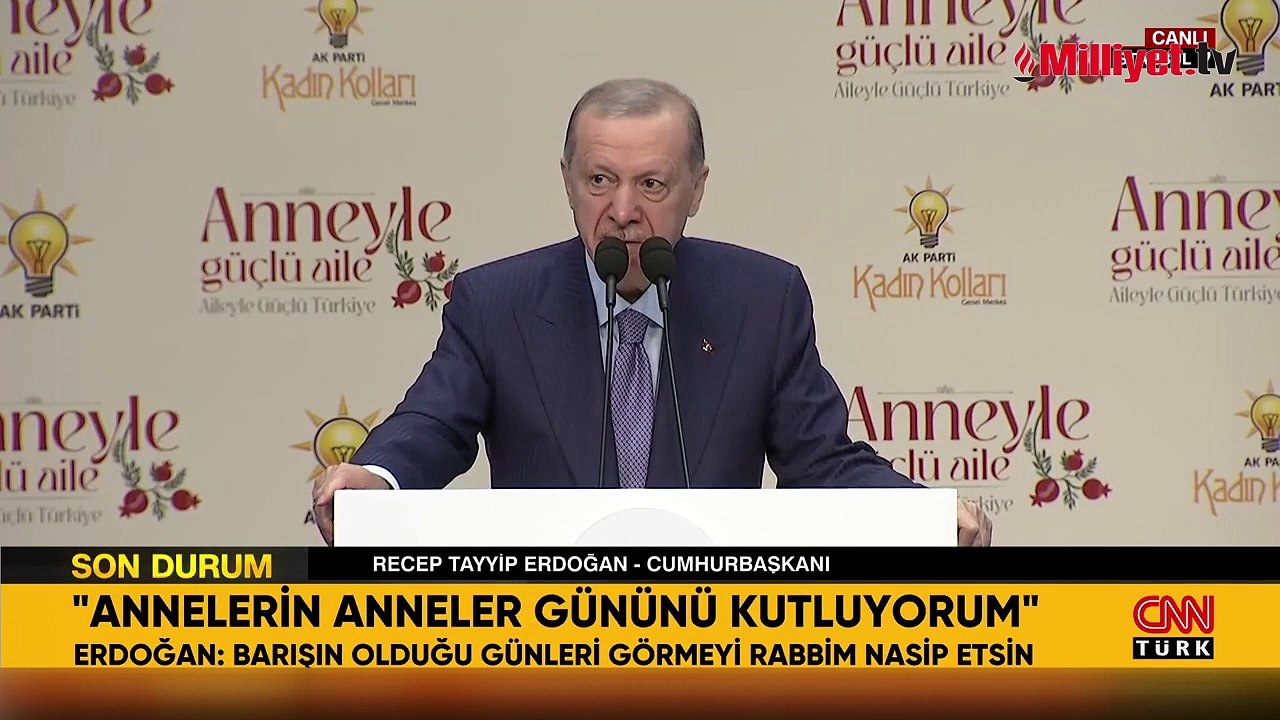 Cumhurbaşkanı Erdoğan'dan Anneler Günü için duygusal şiir