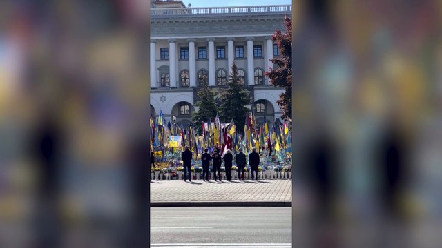 Líderes de Francia, Reino Unido, Alemania y Polonia llegan a Kiev en muestra apoyo a Ucrania