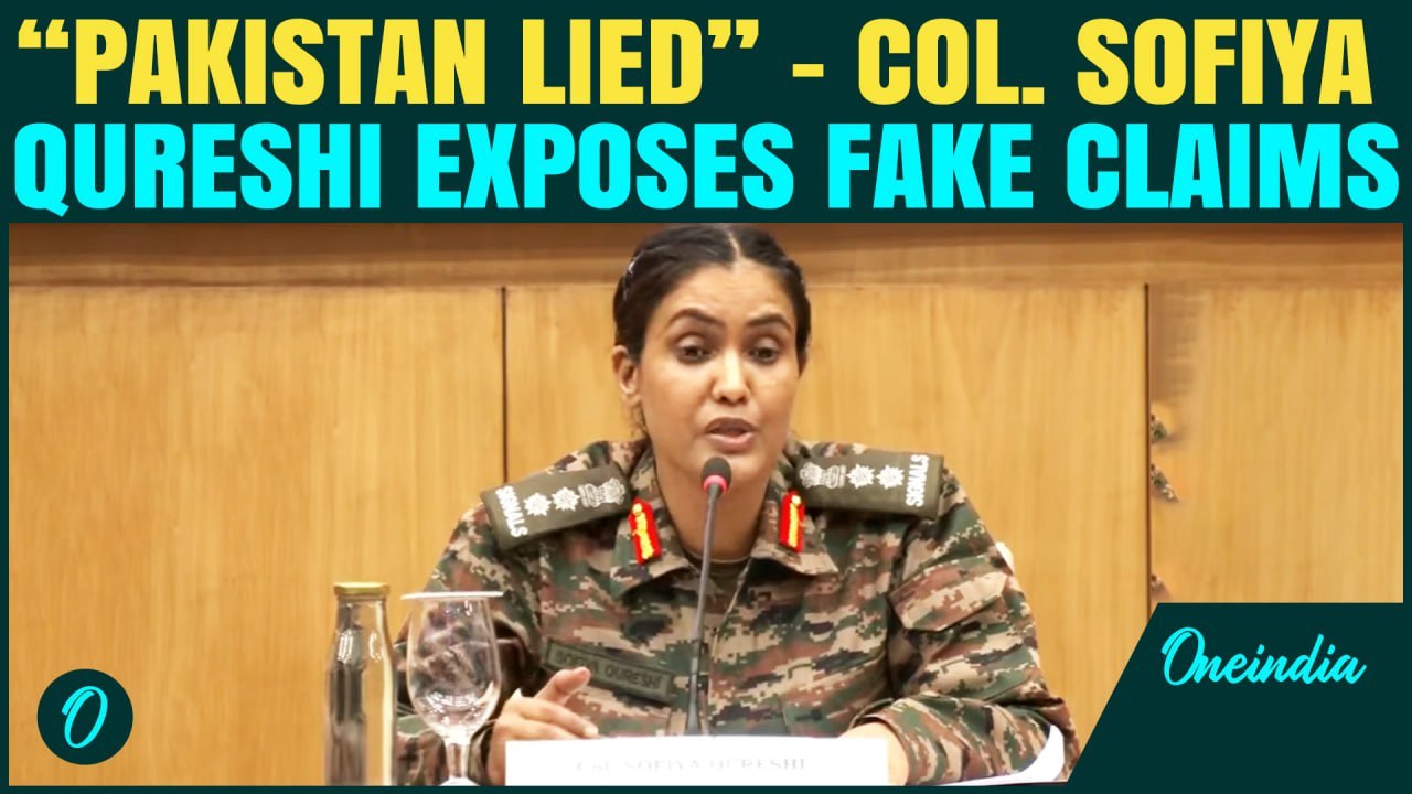 Col. Sofiya Qureshi Slams Pakistan's Lies on Internet | India Destroys Pak Airfield, Crushes Offense