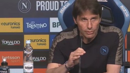 Napoli, conferenza Conte: "I tifosi non mi chiedono di restare..."