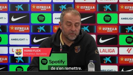 Exit la défaite à Milan, Flick veut un Barça "à son meilleur niveau" dans le Clásico