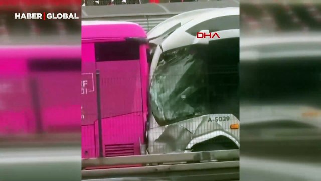 İstanbul’da metrobüs kazası! Son gelişmeleri Haber Global ekibi aktardı