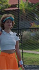 CHRLEISURE Women Tennis Golf Skirt with Pockets - High Waisted Crossover Golf Pleated Athletic Workout Dress Running Skort