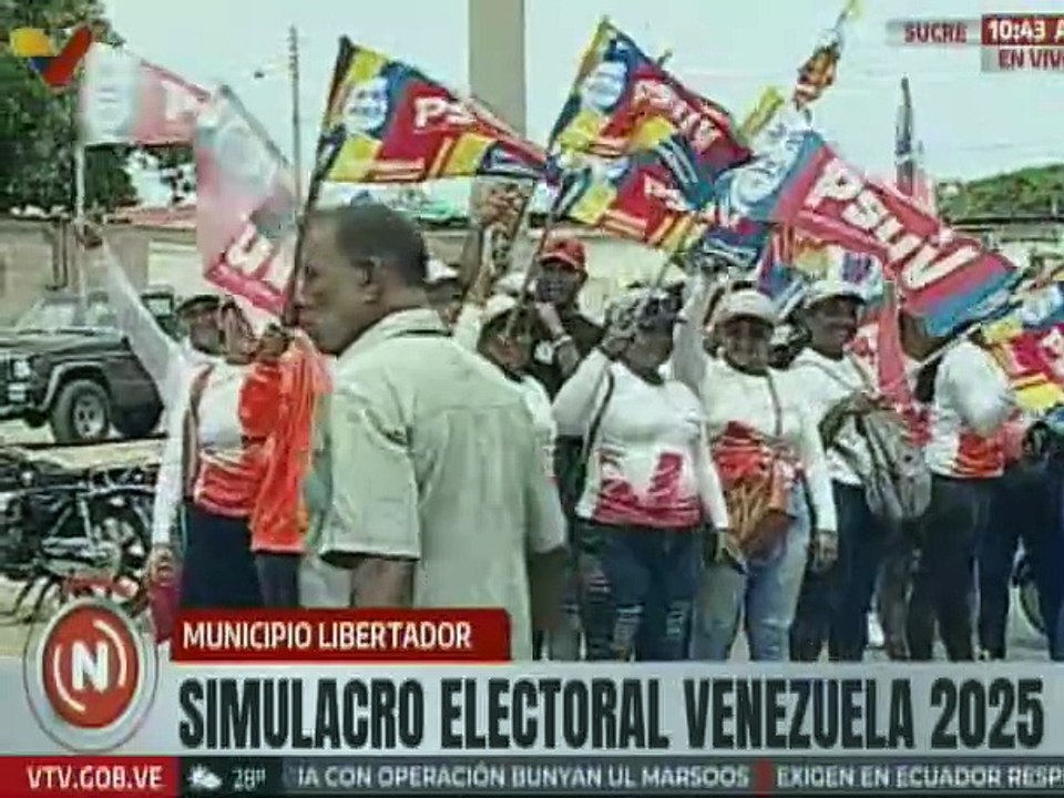 Sucre | Habitantes participan activamente en el simulacro electoral en la Ciudad de Cumaná
