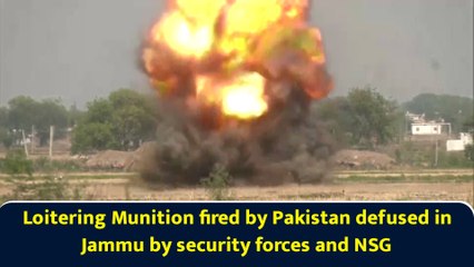 Loitering munition fired by Pakistan ‘destroyed’ in Jammu by security forces and NSG