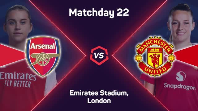 Arsenal beat United in WSL classic to secure second place