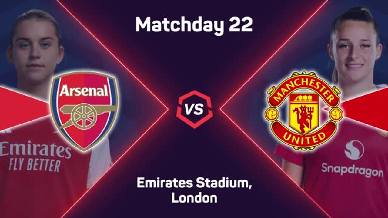 Arsenal beat United in WSL classic to secure second place