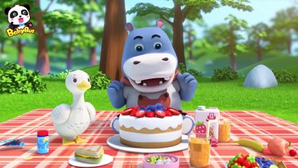 Five Little Ducks Song _ Educational Songs _ Learn Numbers _ Kids Song _ BabyBus(1080P_HD)